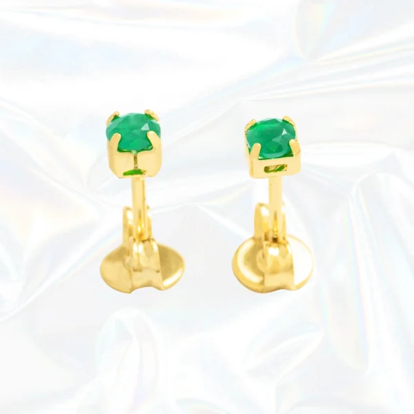 Miuly | Aretes con Circon Verde